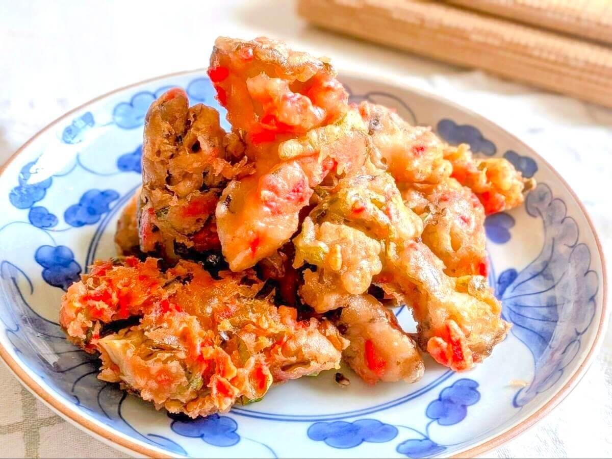 マイタケのたこ焼き風