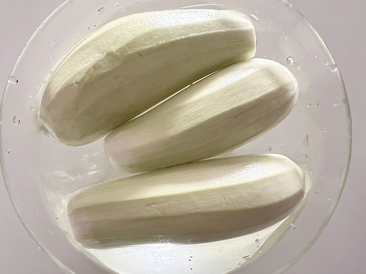 大原千鶴さん「レンチンなすのかば焼き」のレシピ