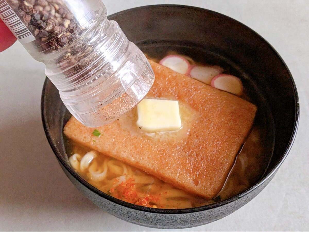 ジョブチューンで話題沸騰レシピ「レンチン洋風どん兵衛」