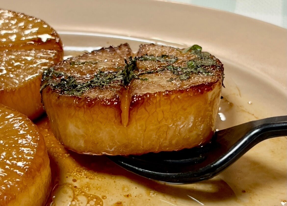 ミツカン公式「バタぽんで楽しむ！大根ステーキ」