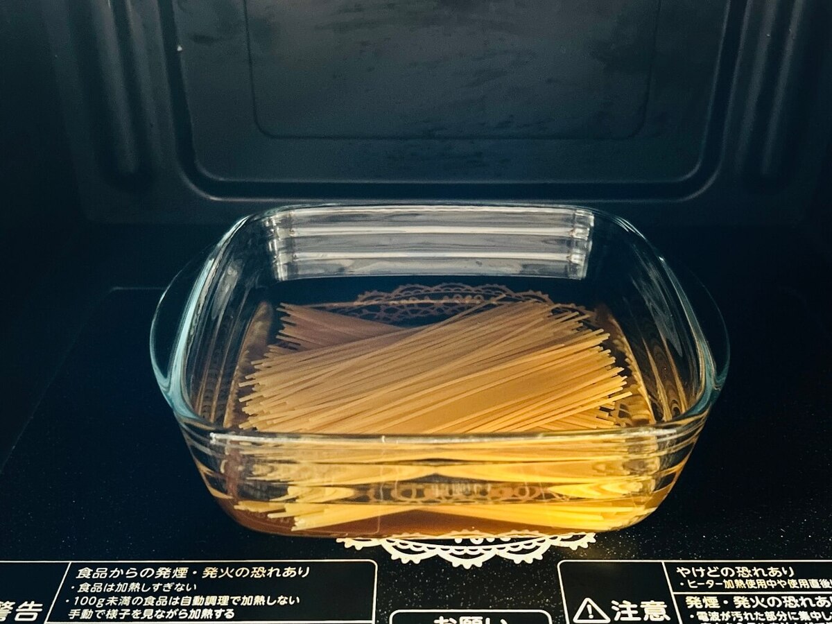 ミツカン公式「きのこのレンチンパスタ」のレシピ
