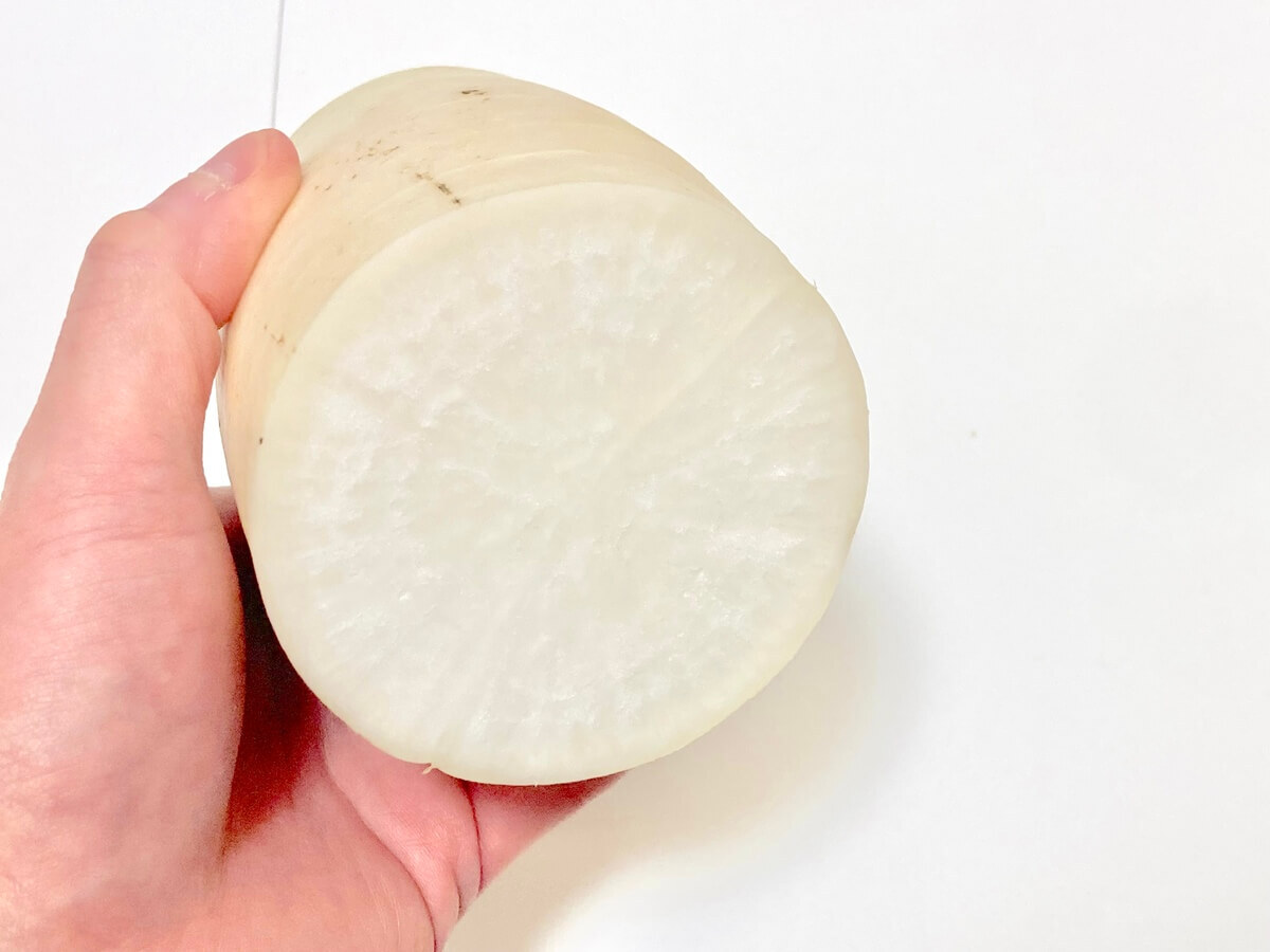 ぶよぶよ・シワシワ大根は、条件付きで食べられます