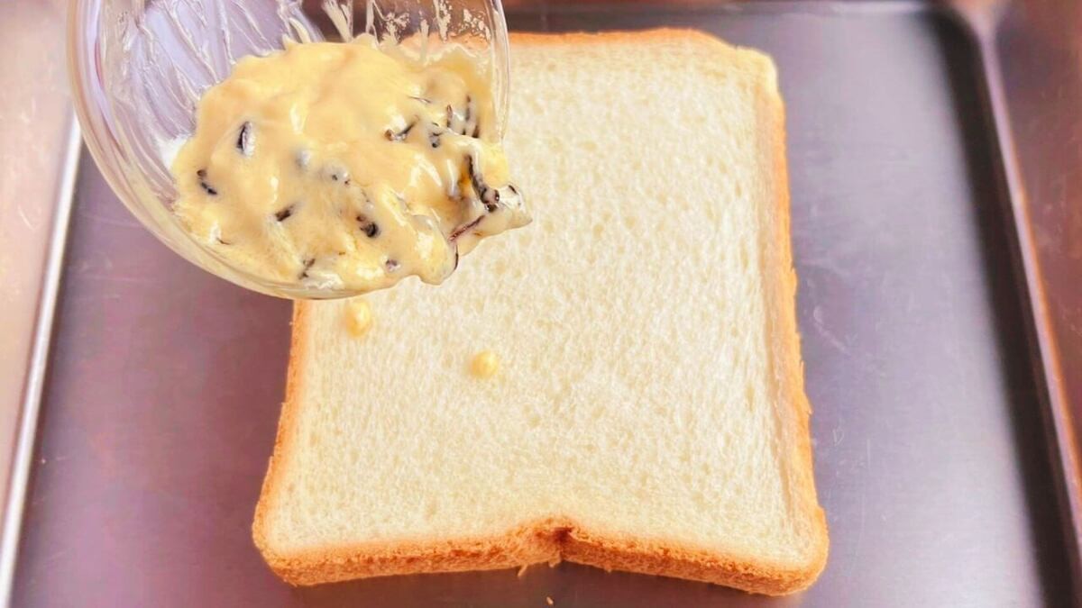 マヨ塩昆布トースト