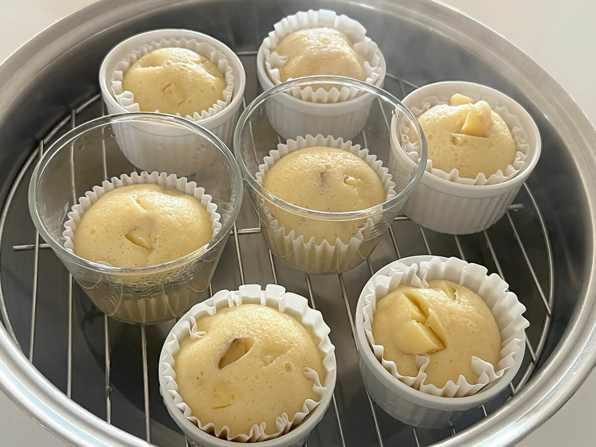 UMAMITable/女将のお家ご飯「さつまいもの蒸しパン」