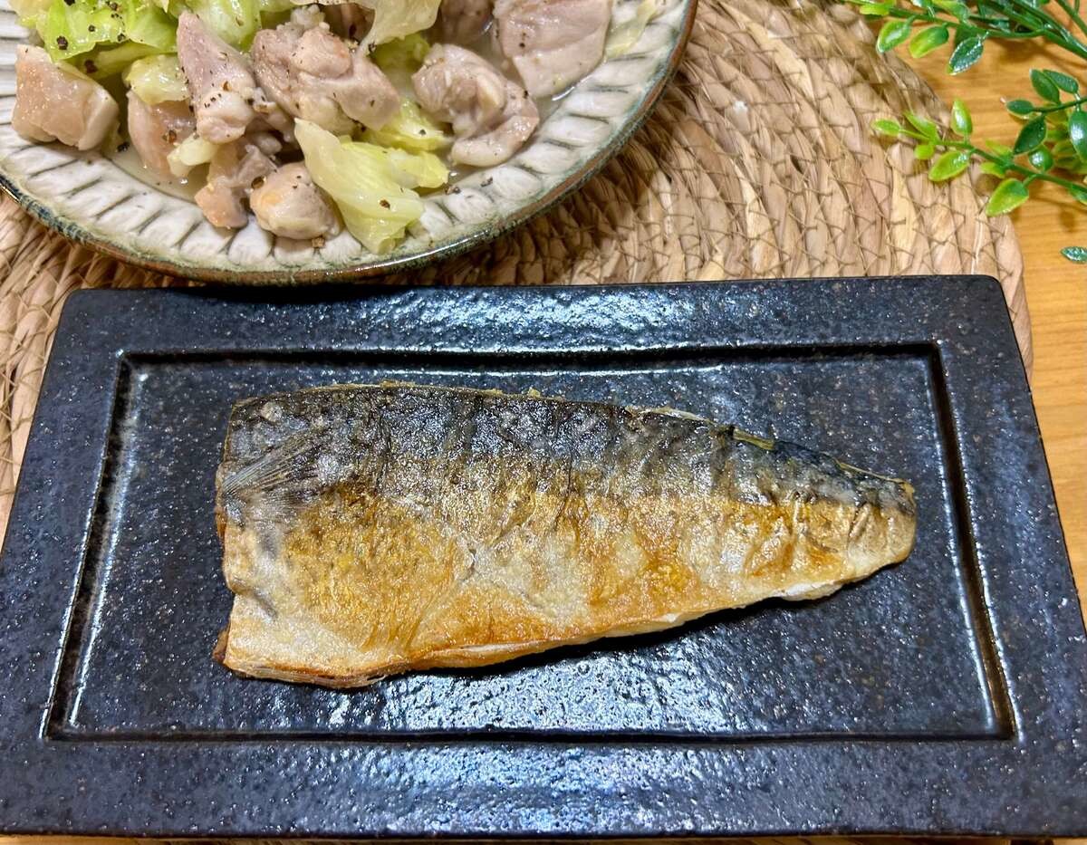 サバ塩焼き