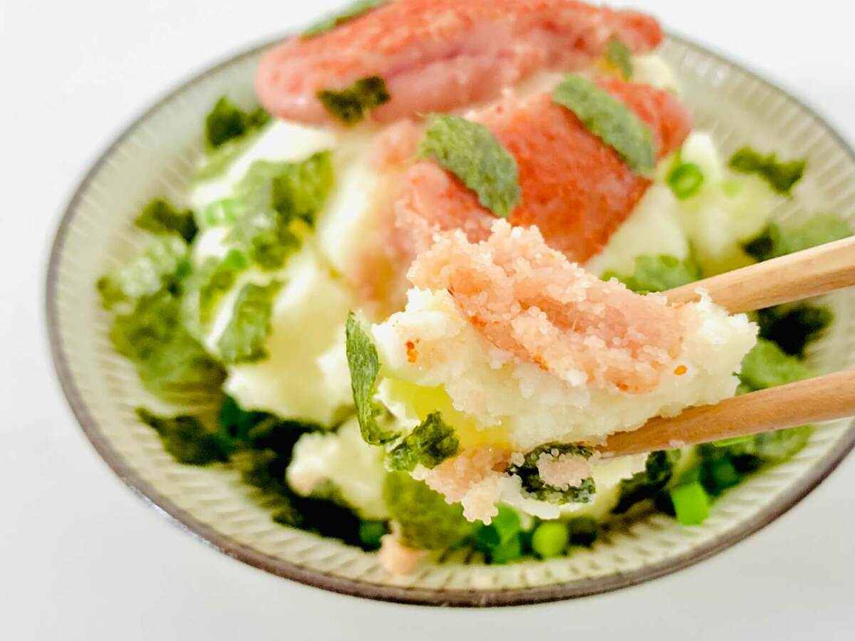 あぶり明太子のポテサラ
