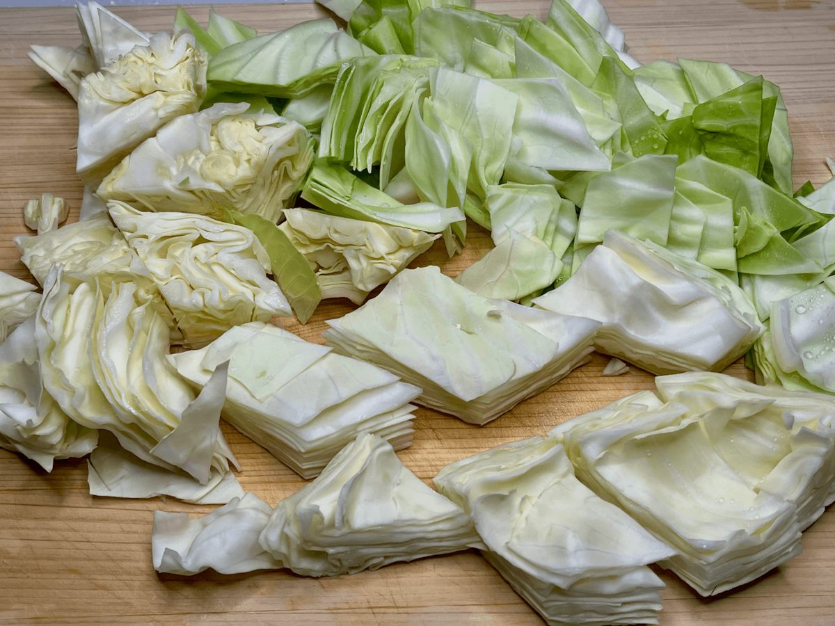 大阪王将「キャベツの切り方」