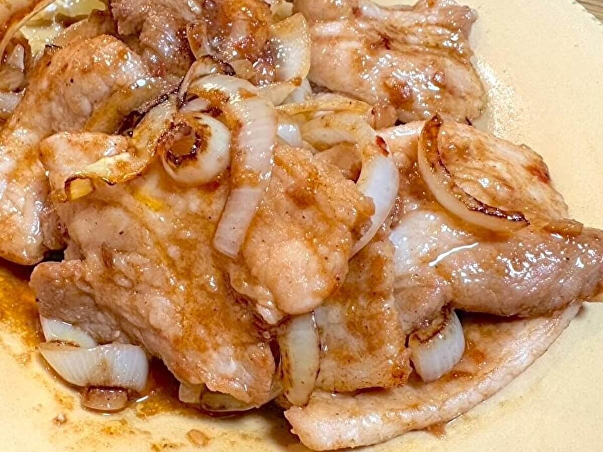 豚バラの中華風焼肉