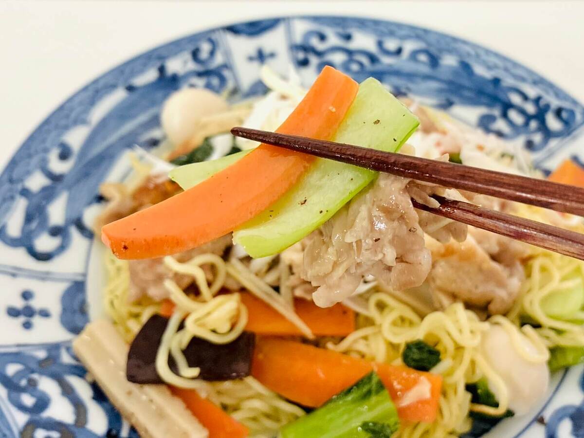 八宝菜あんかけ焼きそば