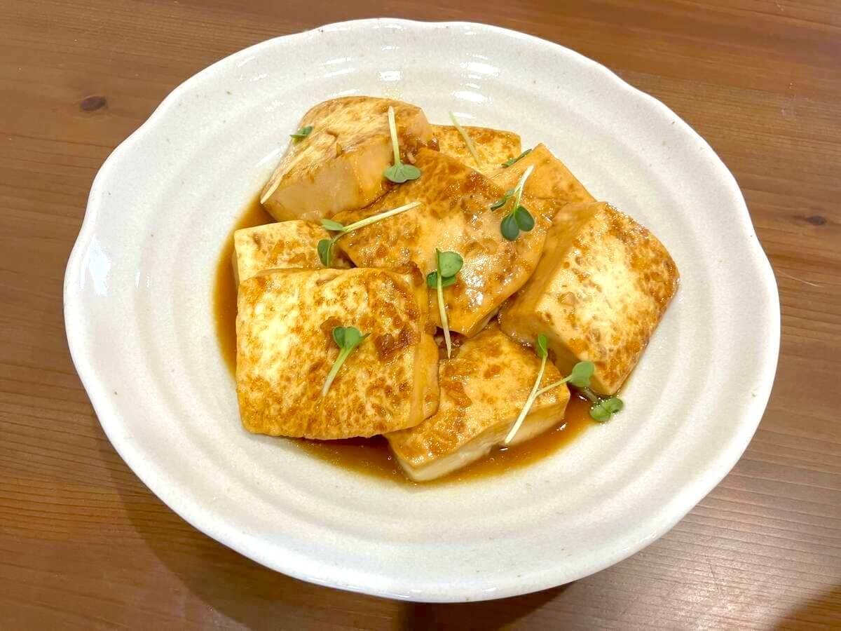キッコーマン「豆腐ステーキ にんにくじょうゆ」