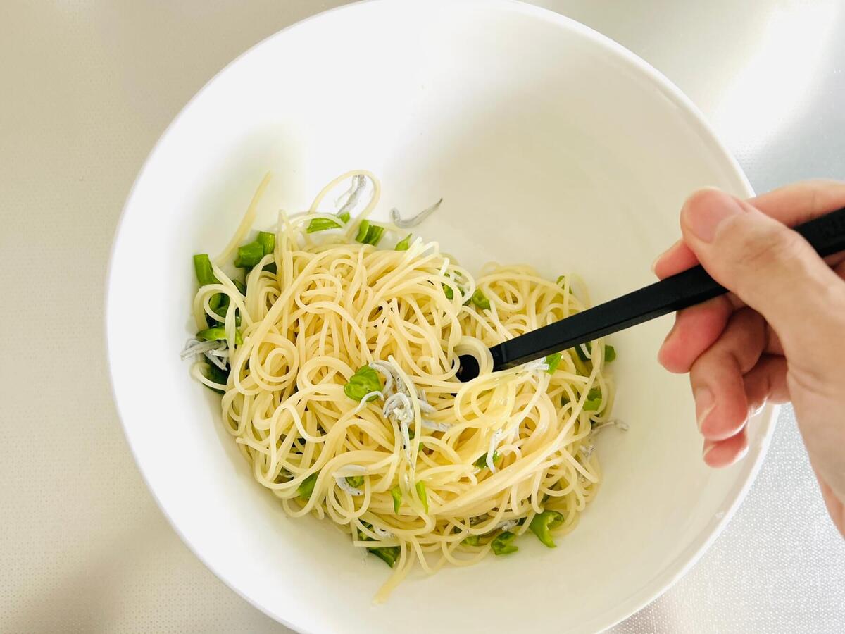 渡辺有子さん「ししとうとレモンの冷たいパスタ」