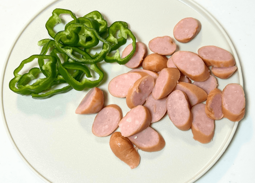 「ライスペーパーでパリパリピザ」のレシピ