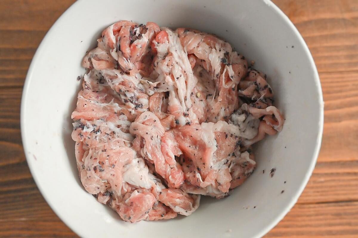 「ゆかりの豚こまとんかつ」レシピ