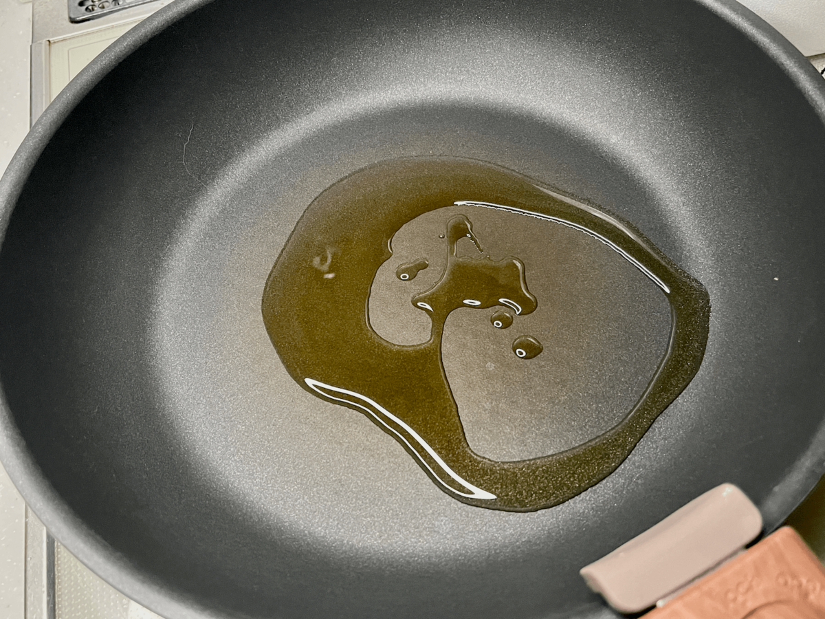 ブロッコリーのソテーミートソース