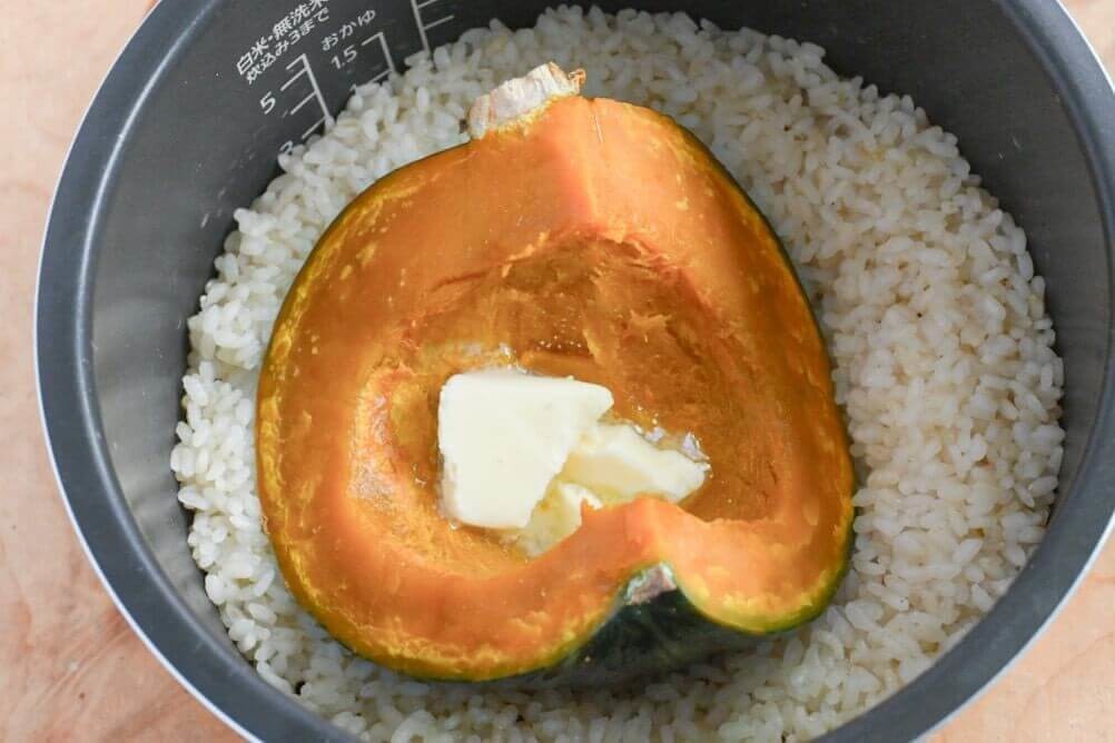 かぼちゃの炊き込みごはん