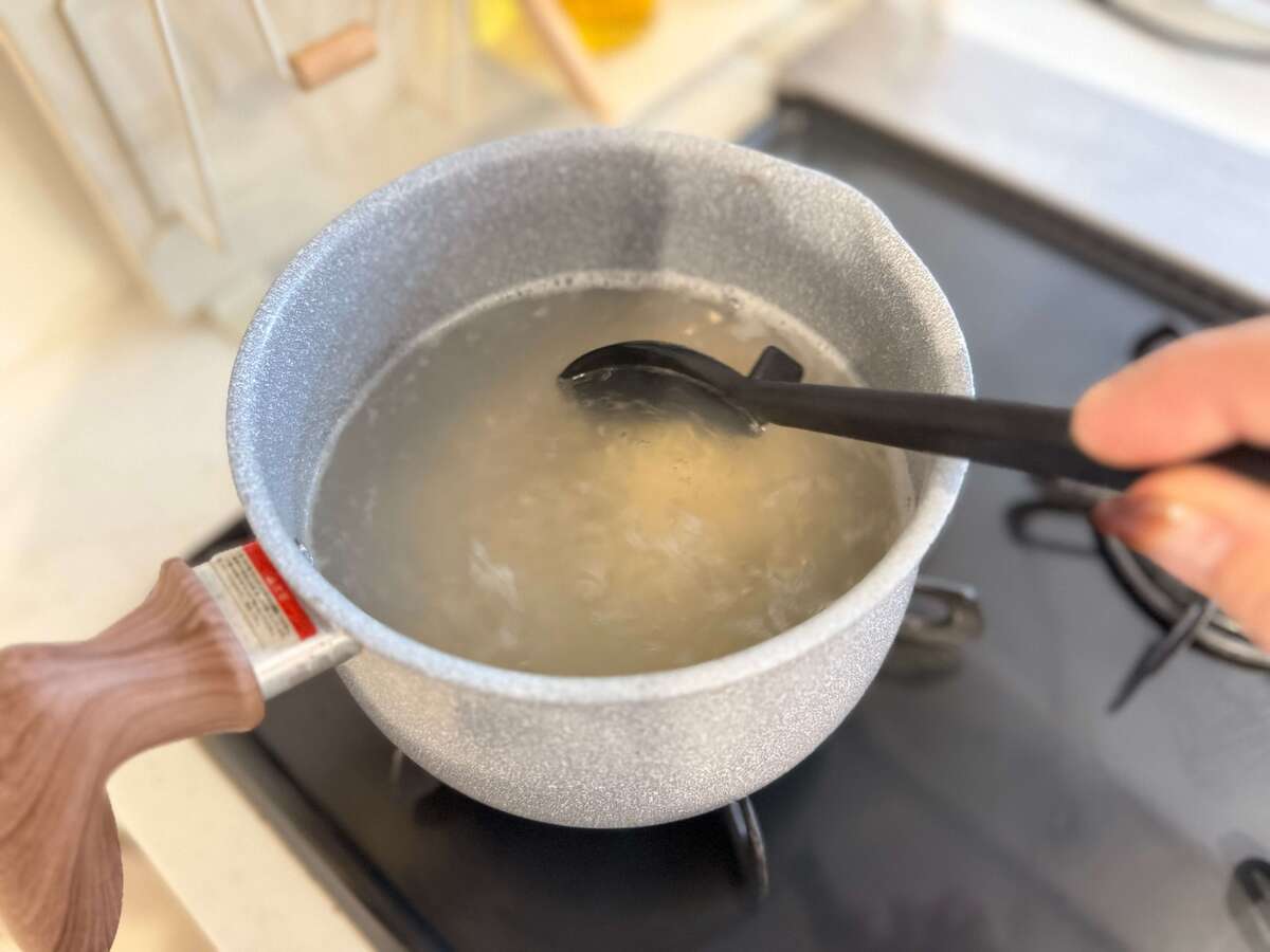 「ゆでもち麦の作り方」