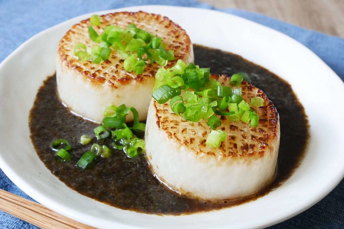 大根ステーキ のりソース
