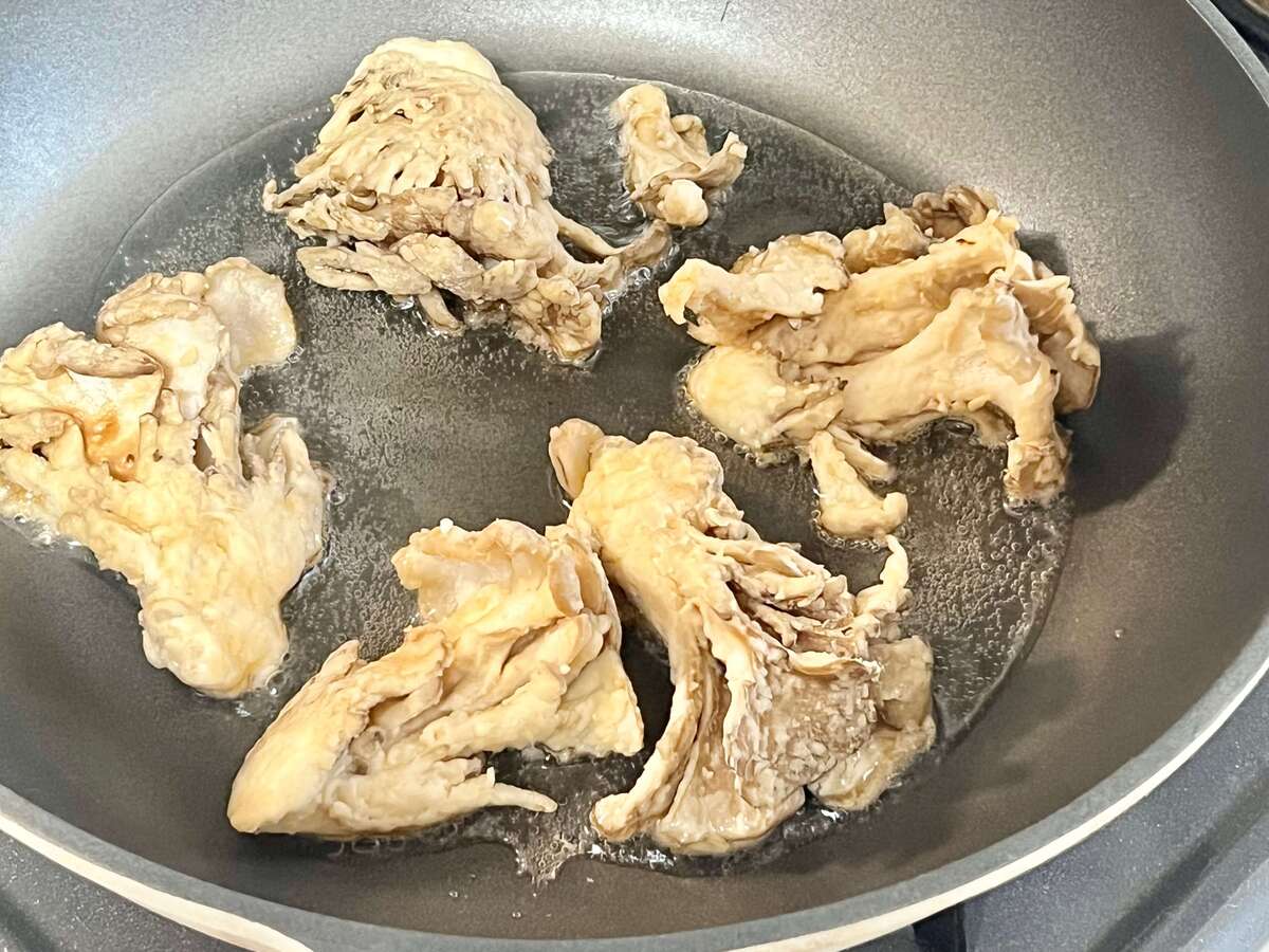 まいたけのカリカリ唐揚げ