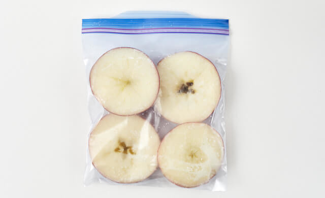 「皮付き&輪切り」りんごのおいしい切り方と保存