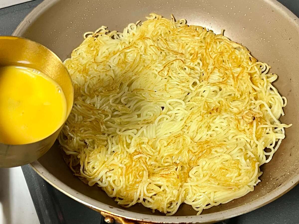 「卵とじあんかけ焼きそば」