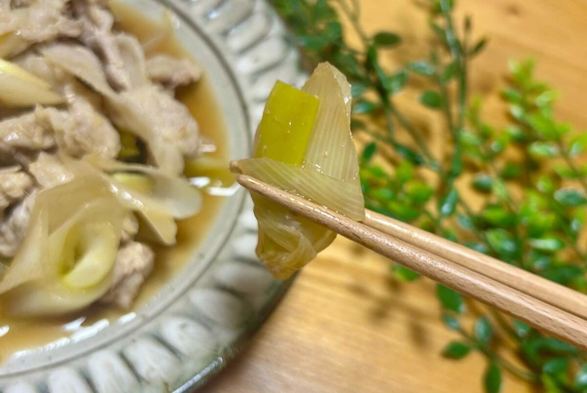 JA全農広報部「ねぎと豚肉のオイル蒸し」