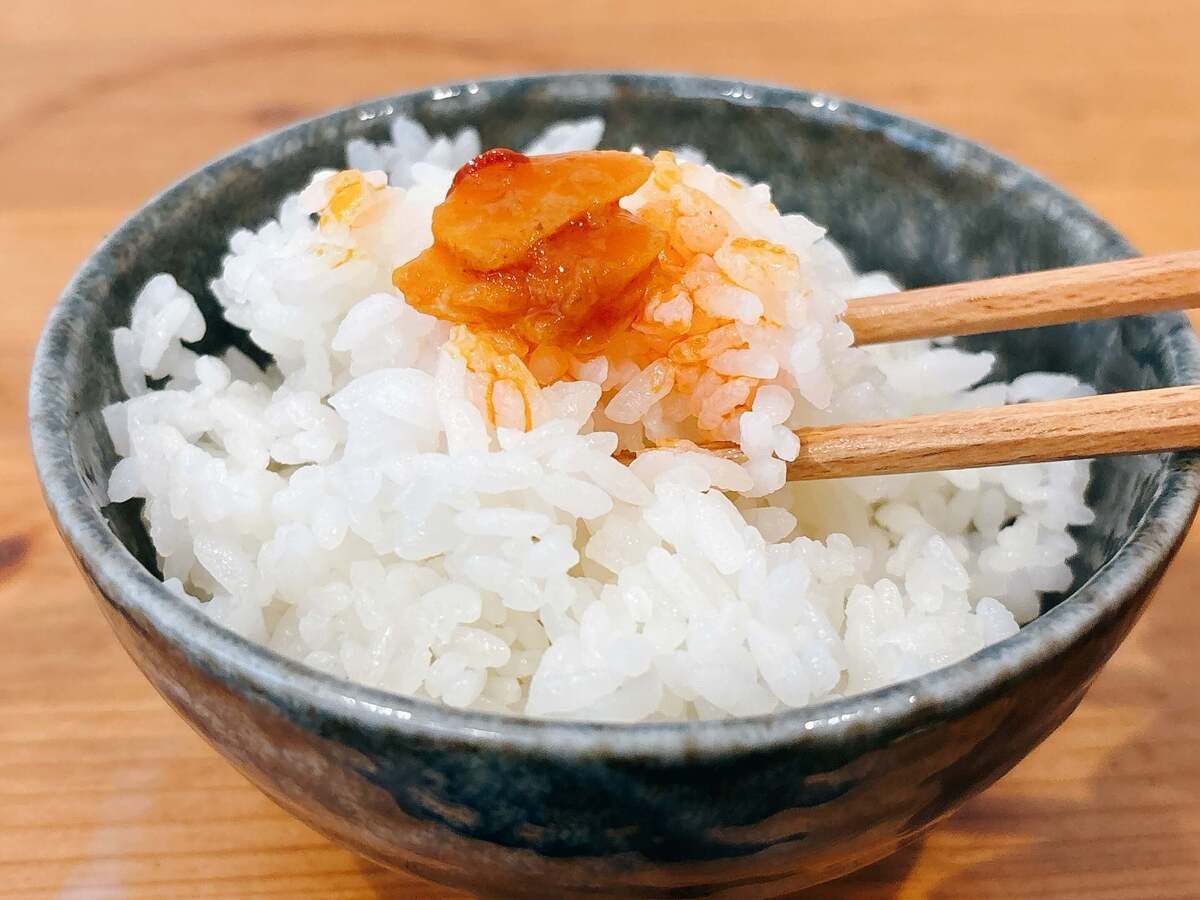 青いにんにく辣油 青唐辛子