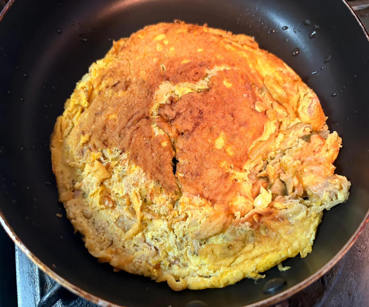 スパニッシュ白菜オムレツ