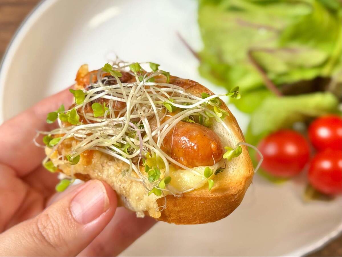 村上農園公式「食パンで作るホットドッグ」