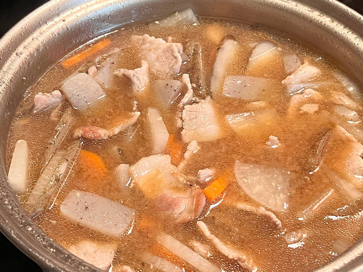 笠原将弘さん「豚汁」のレシピ