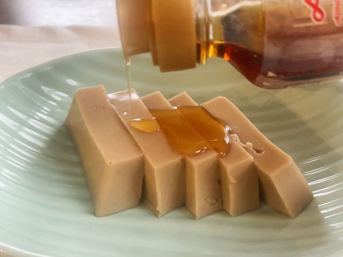 「胡麻豆腐にごま油で“ジェネリック生レバ”」のレシピ