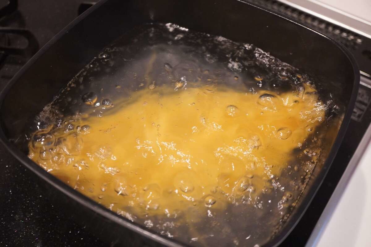 メカジキ入り明太子パスタ