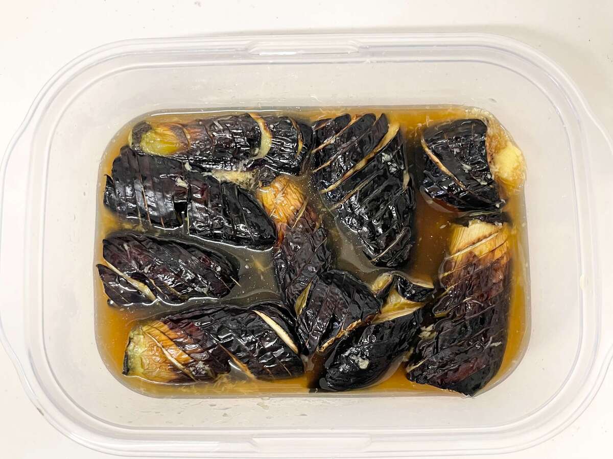 元気ママキッチン「揚げないナスの揚げ浸し風」のレシピ