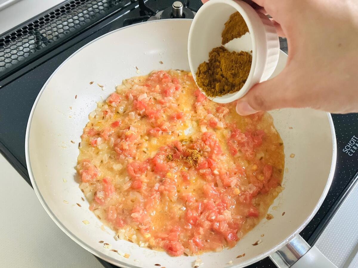 さば缶の簡単ビリヤニ