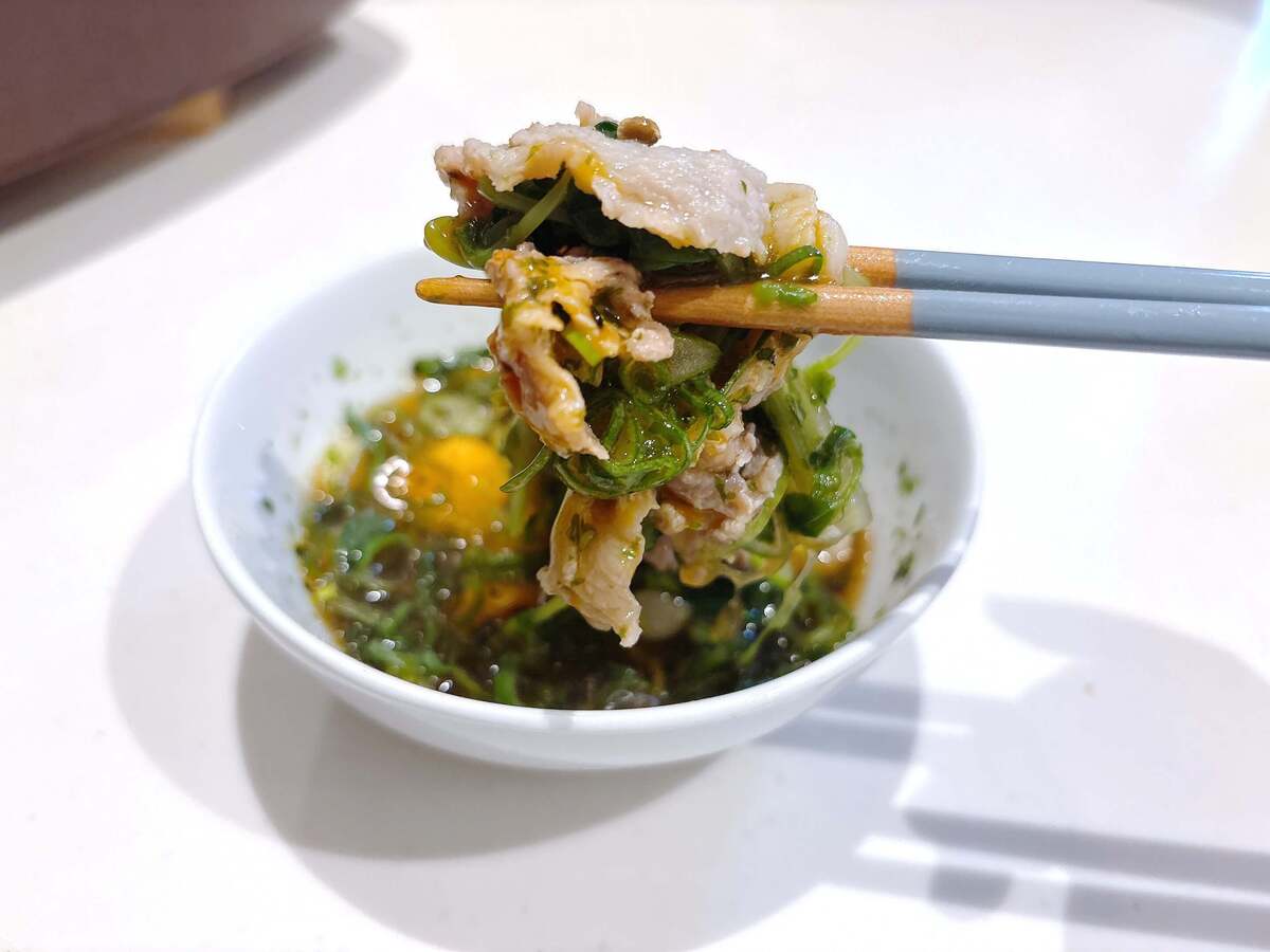 亜希さん「豚こまの塩こうじ蒸し」