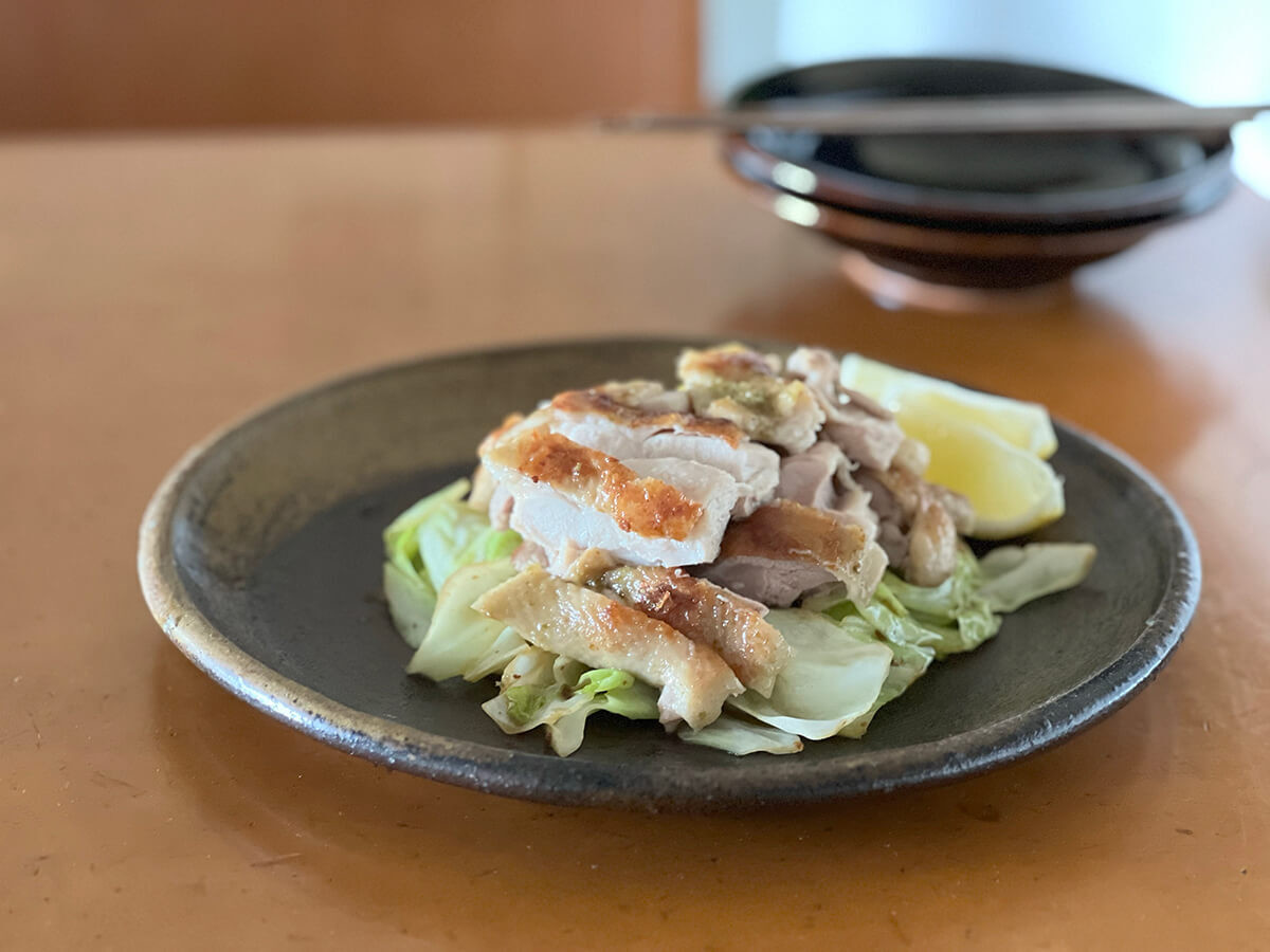大原千鶴さん「鶏肉のゆずこしょう焼き」
