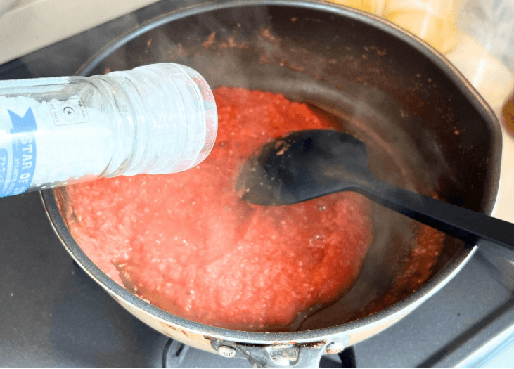 タモリさん「スパゲティトマトソース」のレシピ