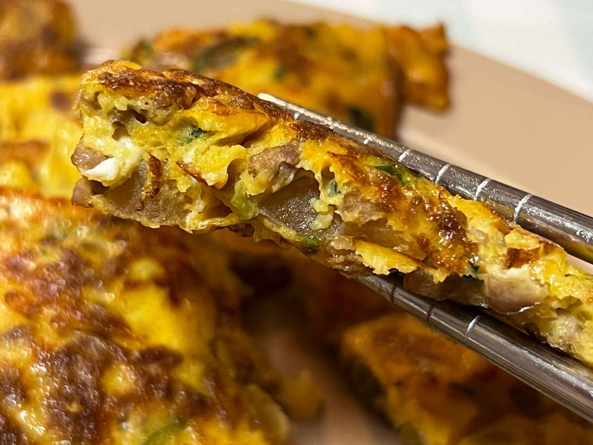 肉そぼろの卵焼き