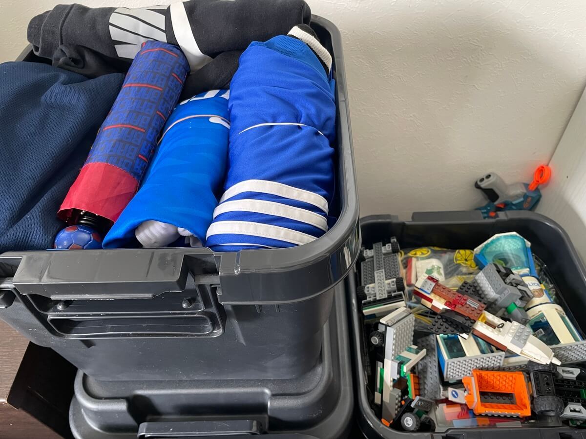 無印良品のおしゃれなリビング収納