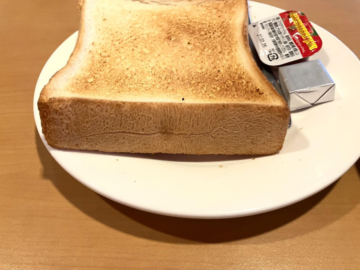 ガストのモーニングセット詳細