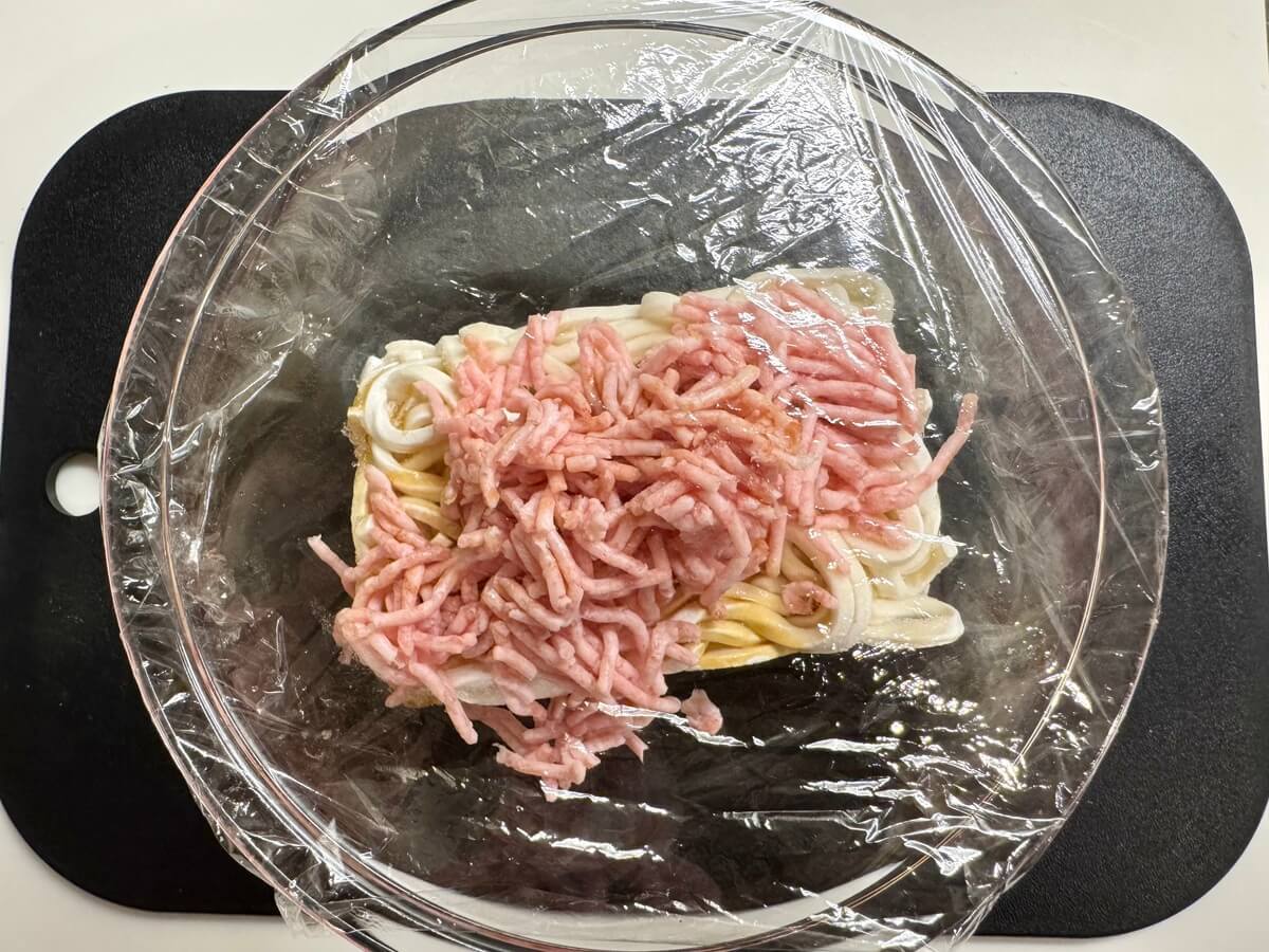 台湾まぜそば風うどん