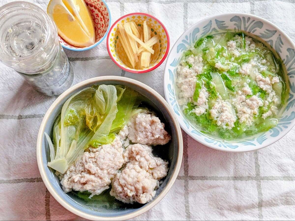 ふわふわつくねスープ