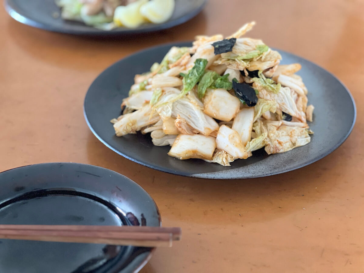 和田明日香さん「白菜のちぎりあえ」