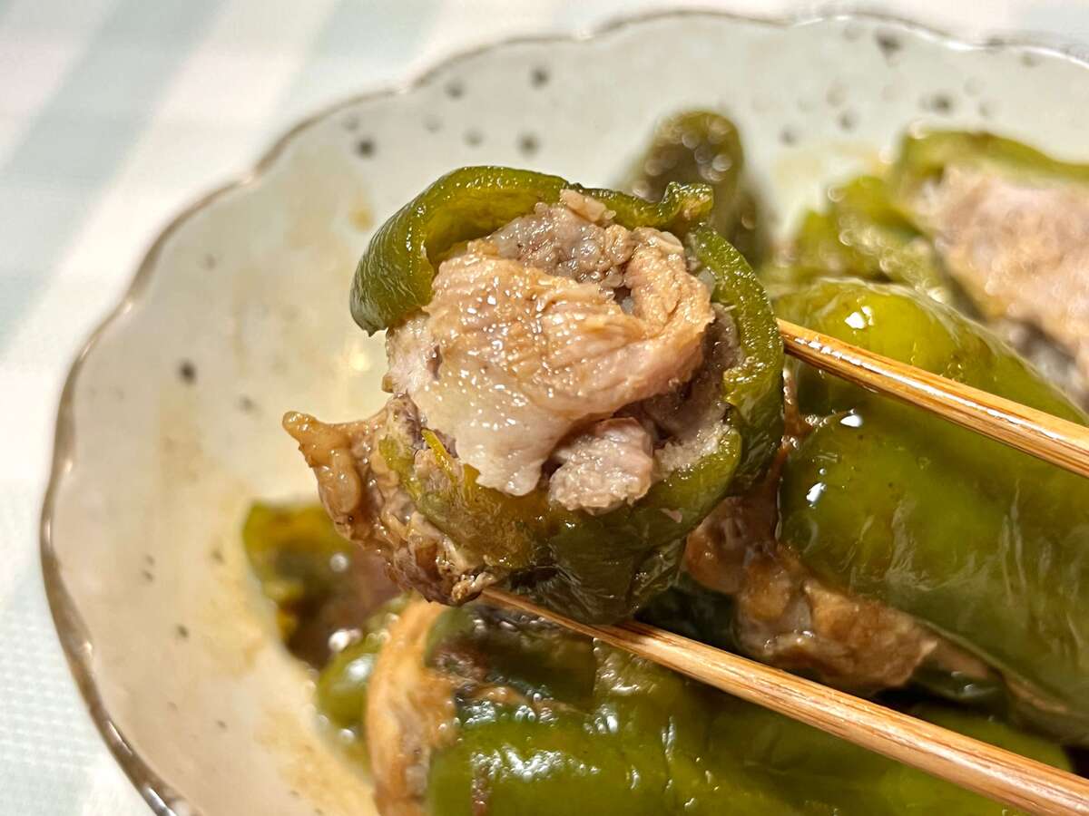 シン・ピーマンの肉詰め